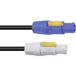 PSSO 30235070 Strom Verbindungskabel [1x PowerCon-Stecker - 1x PowerCon-Stecker] 5 m Schwarz