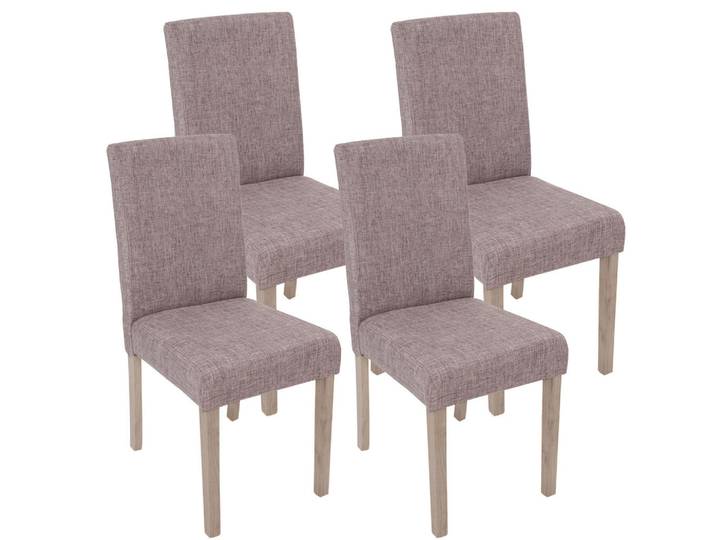 Jamb Esszimmerstuhl Grau 4er-Set, Textil, 43x90x56 cm, Esszimmer, Stuhl