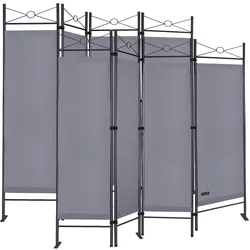 Paravent Lucca 2er-Set Anthrazit 180x163cm