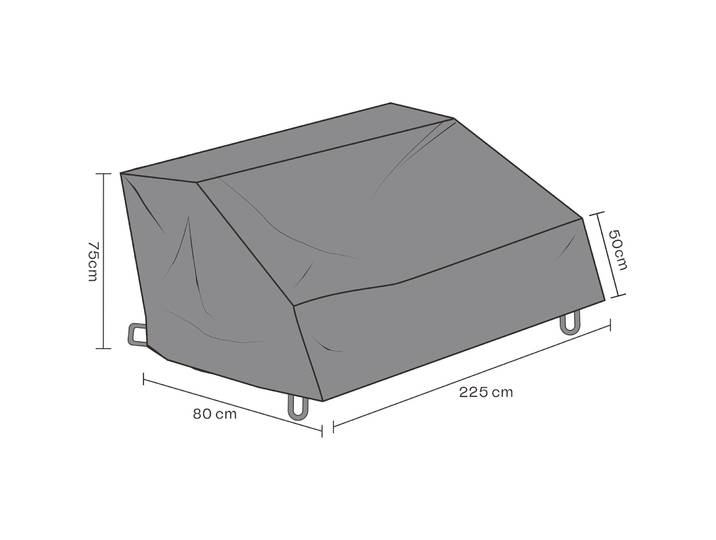 Schutzhülle Raina schwarz Polyvinylchlorid B 225 T 80 cm