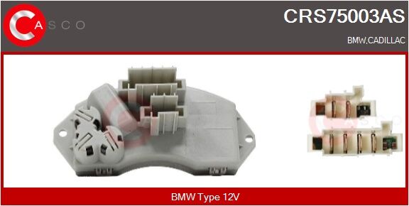 Casco Widerstand, Innenraumgebläse Crs75003as Für Bmw