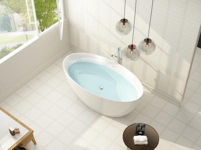 Freistehende Badewanne MIAMI 170 x 82 x 58,5