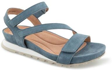 Women's Liza Casual Wedge Sandal by Jambu in Denim (Size 8 M)