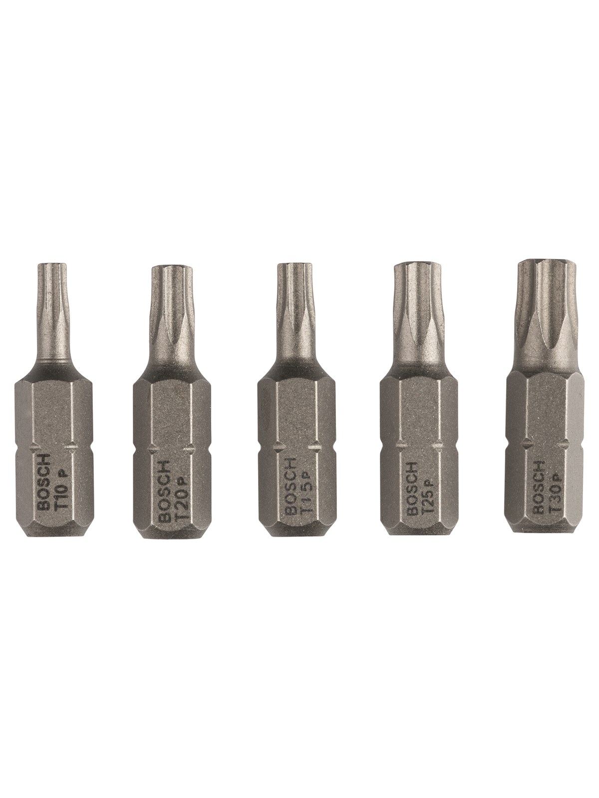 Bosch BITS T10/15/20/25/30 25MM 5 STK
