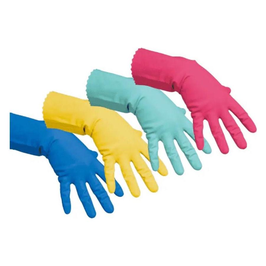 Vileda PROFESSIONAL unisex Gummihandschuhe Multipurpose - Der Feine blau Grösse XL, 1 Paar (XL) (174357)