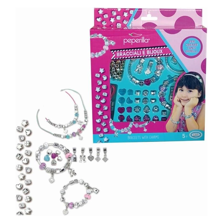 ODS Peperilla - Bracelets and Bijioux Collection playset with 3 interchangeable bracelets and pendants (36934703)