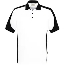 Contrast Poloshirt MIKRALINAR® ECO "539" - M - Weiß