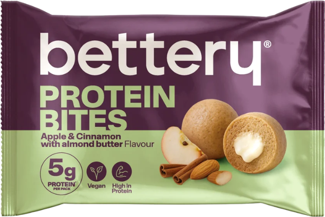 Bettery Bolinhas Proteicas Maçã e Canela 18x30g