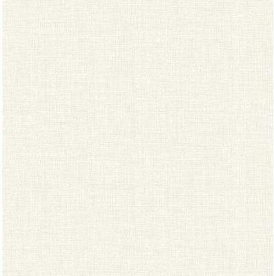 Advantage Wallis Off-White Faux Linen Wallpaper