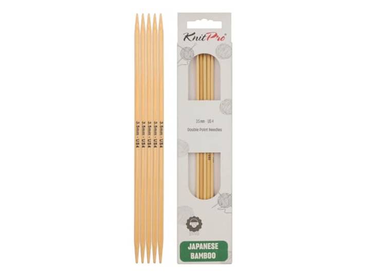 KnitPro breinaald, bamboe, naturel, 15 x 0,35 x 0,35 cm, 5-eenheden