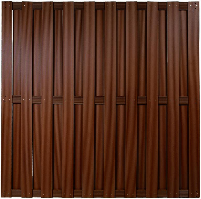 TETZNERJENT SHANGHAI braun 180 x 180 cm, WPC-Bretterzaun 08436888