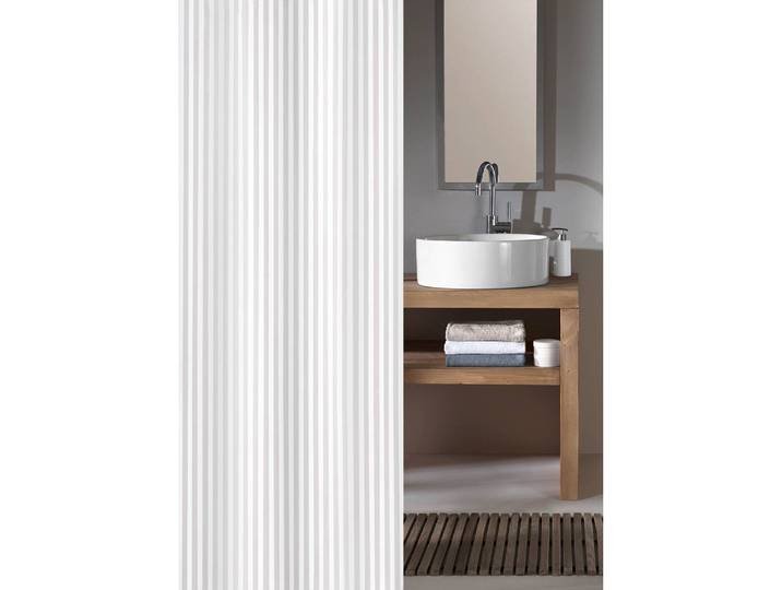 Duschvorhang Sanna Polyester Weiß 240 x 180cm