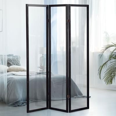Red Lantern 6 ft. Tall Clear Plastic Partition