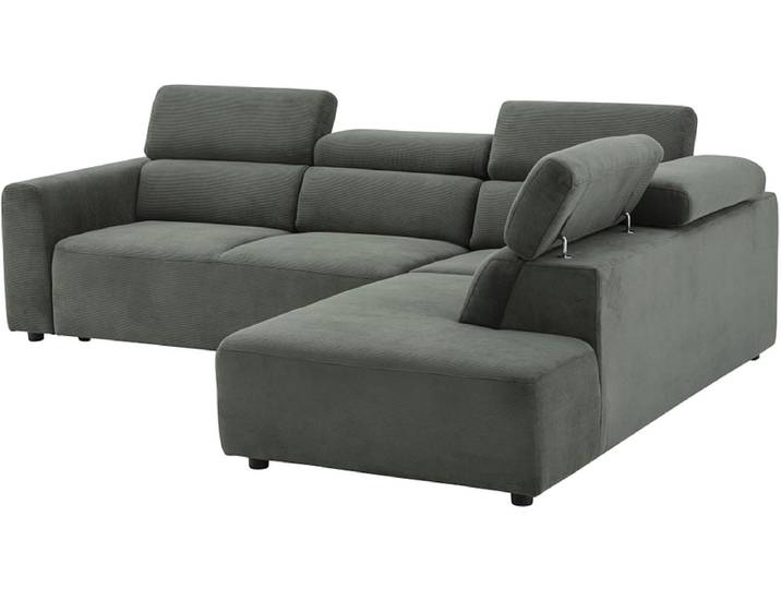 Ecksofa TORONTO Stoff grün