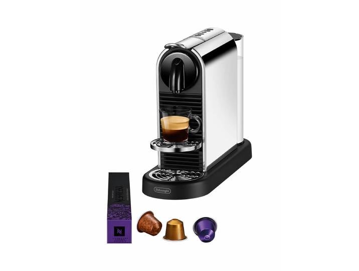 Nespresso CitiZ Platinum Kaffeemaschine von De Longhi Stainless Steel'