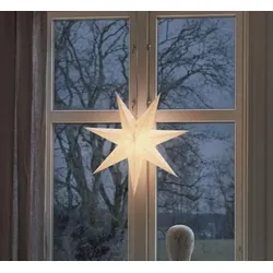 Stilvoller weihnachtlicher Papierstern mit Muster & Stecker Konstsmide 5921-200