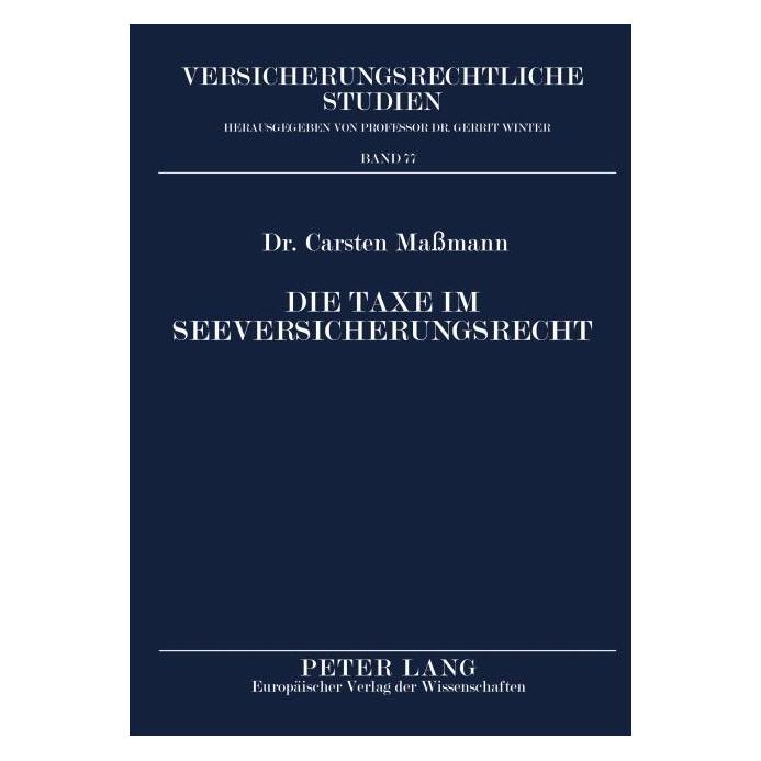 Umbreit MaÃmann:Die Taxe im Seeversicherungsrec (Deutsch, Softcover, Carsten Massmann) (64886699)