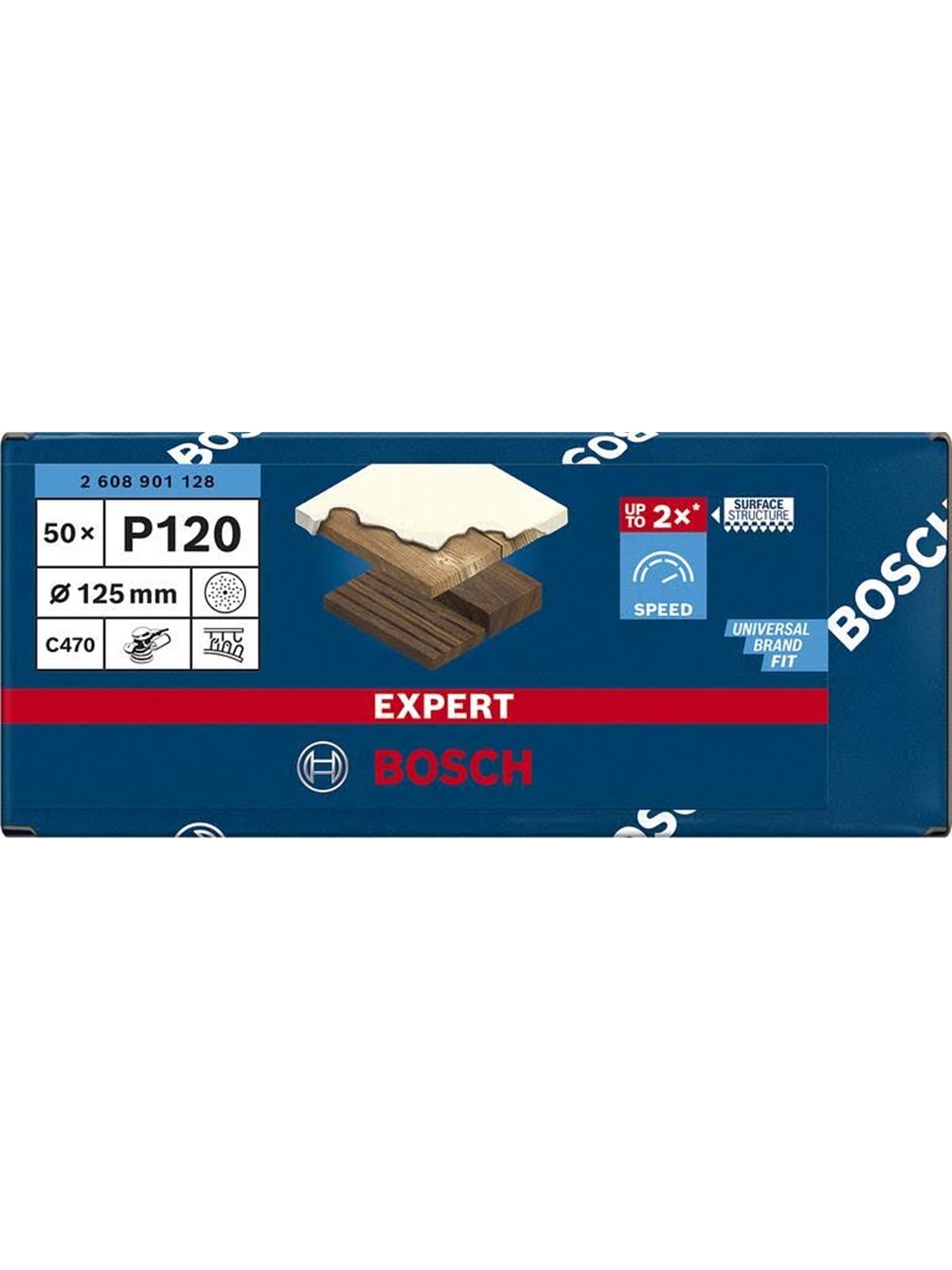 Bosch Expert C470 Sanding Discs P120 50pcs