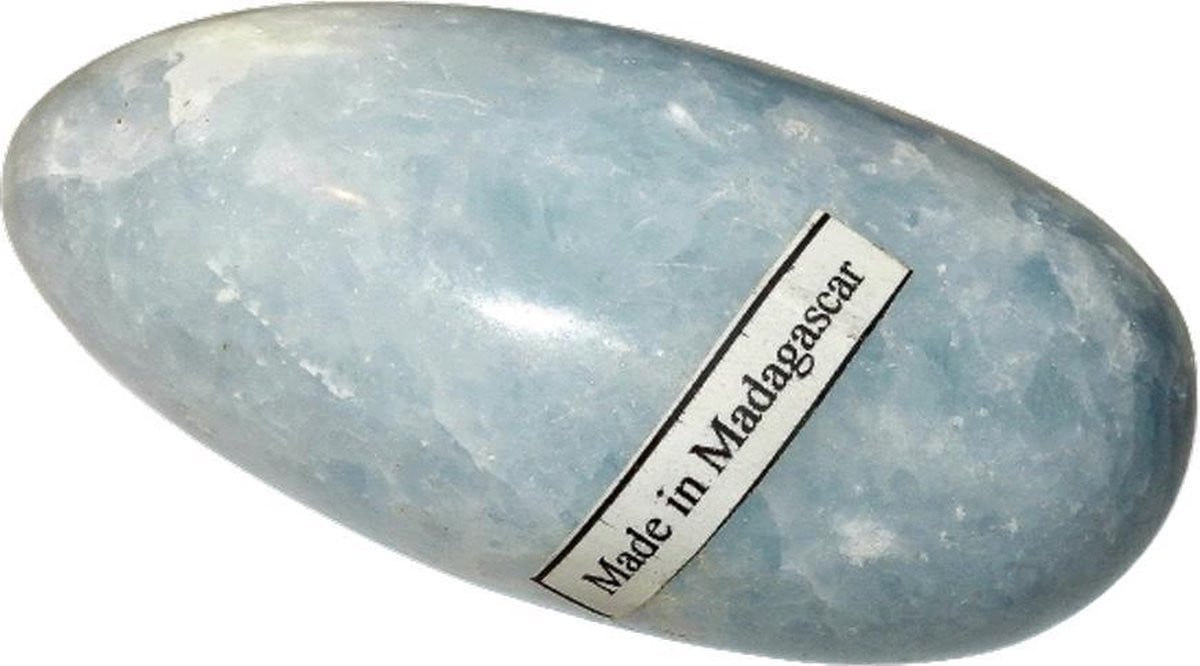 Blauw Calciet Knuffelsteen voor volwassenen