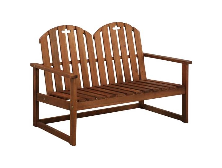 vidaXL Banc de jardin 110 cm bois massif acacia