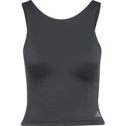 adidas YGA CR ESS Tanktop Damen | Gr. L | schwarz - schwarz