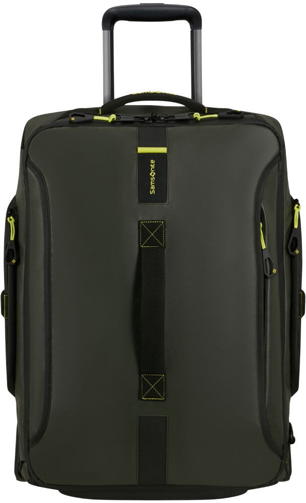 Samsonite Paradiver Light 55cm 2-Wheel Cabin Duffle & Backpack - Jungle Green