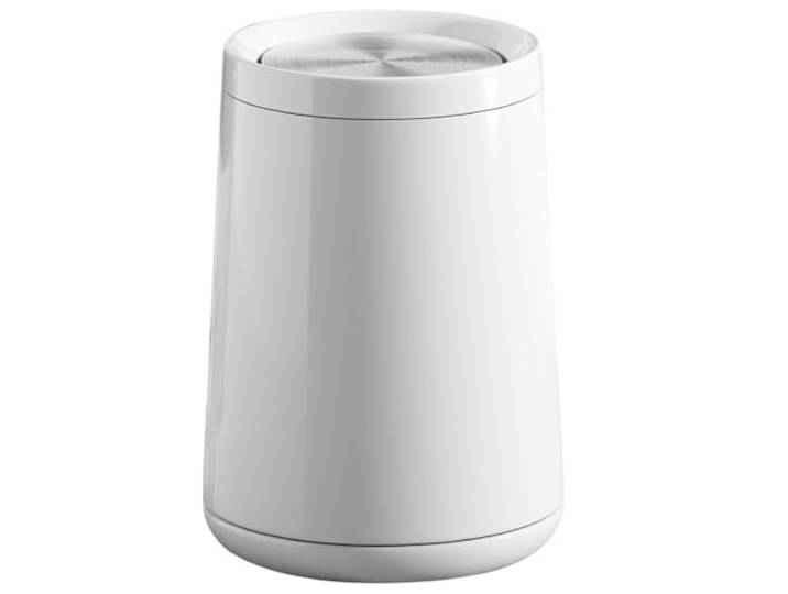 LEASYLIFE 10 l Badezimmer-Mülleimer, Schwingdeckel-Mülleimer Kleiner Mülleimer, Badezimmer-Mülleimer mit Deckel, wasserdicht, doppellagig, für Wohnzimmer, Schlafzimmer, Hotel, Büro