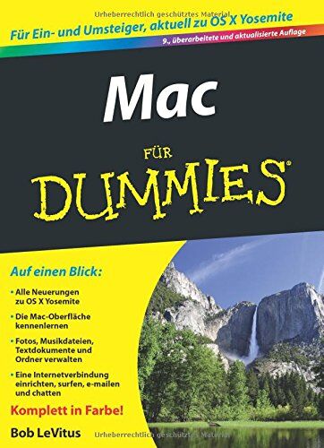 Bob LeVitus - Mac für Dummies (Fur Dummies) - Preis vom 17.10.2026 19:25:27 h