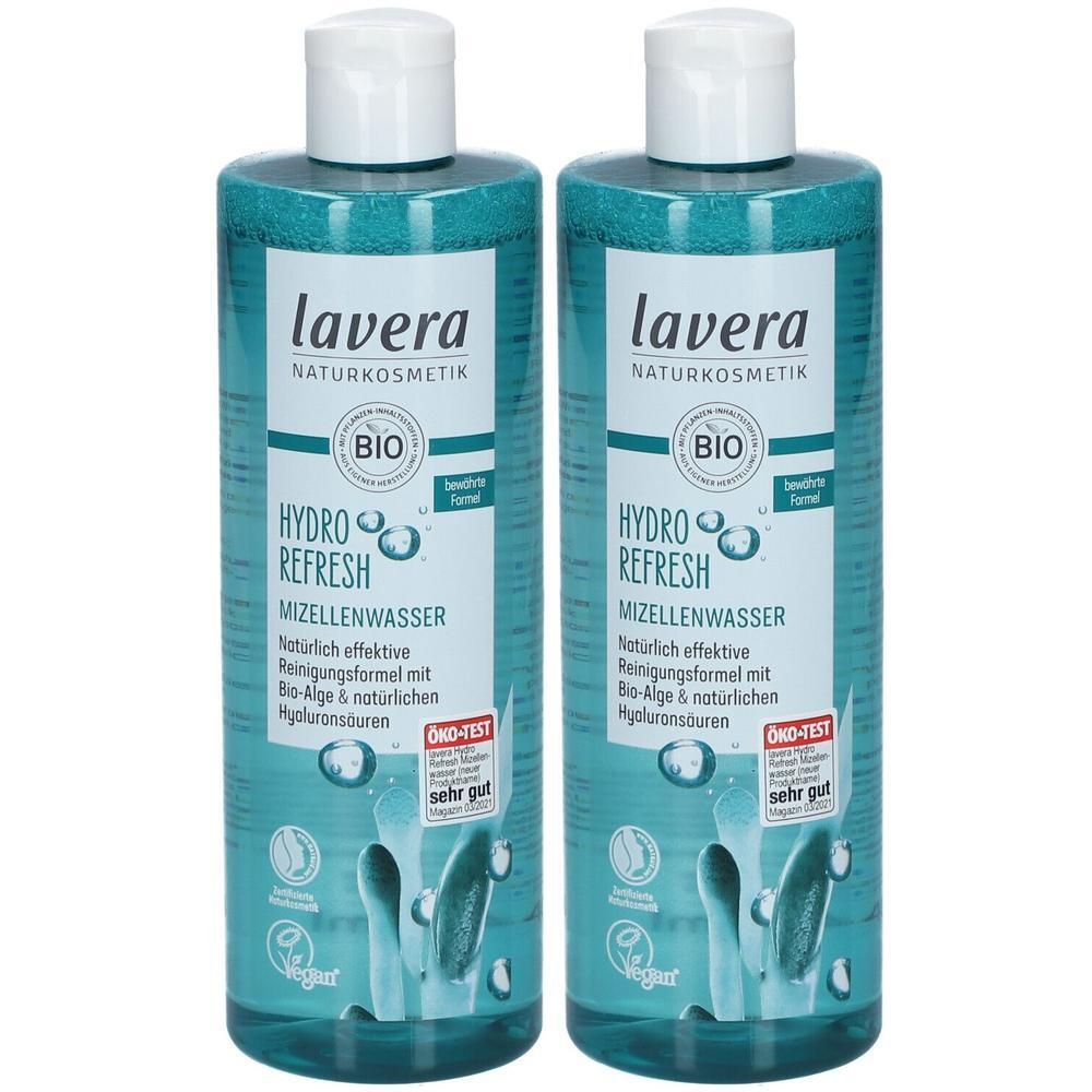 Lavera Hydro Refesh Mizellenwasser 2x 2x400 ml Flüssigkeit