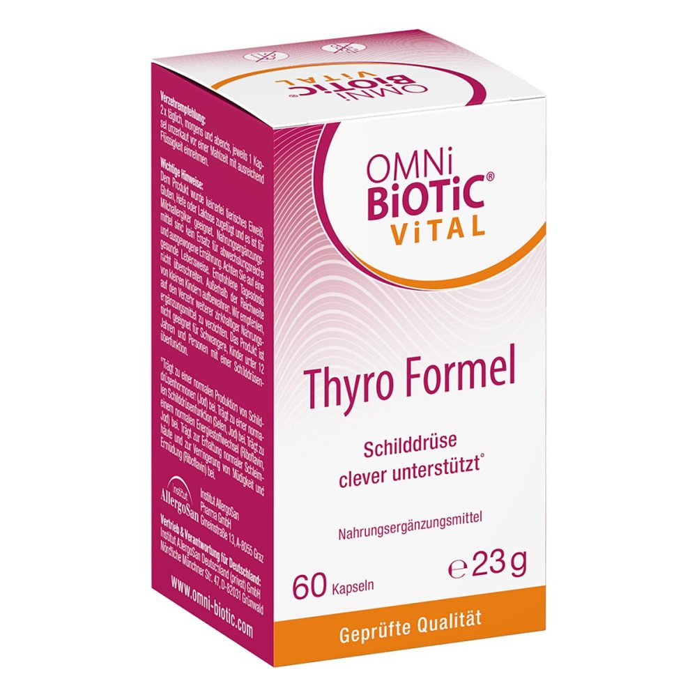 INSTITUT ALLERGOSAN Deutschland (privat) GmbH Omni Biotic Vital Thyro Formel Kapseln 20412437