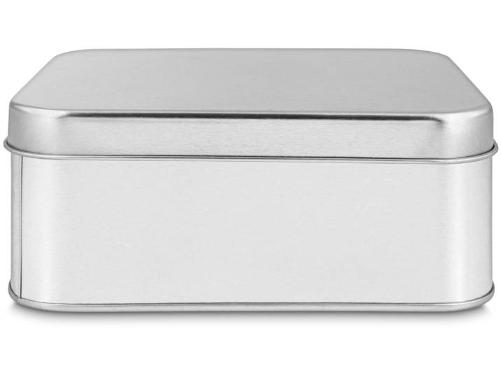 Dose silber 11x14cm