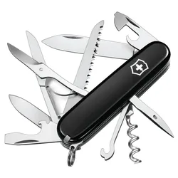 VICTORINOX Schweizer Taschenmesser Huntsman schwarz