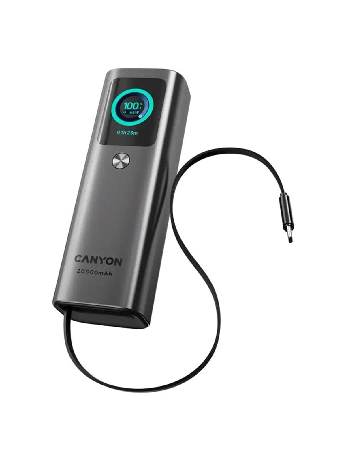 Canyon OnPower 265 20.000 mAh 165W, Dunkelgrau - 20000 mAh
