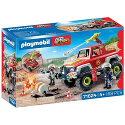 PLAYMOBIL 71824 ACTION HEROES Feuerwehrtruck