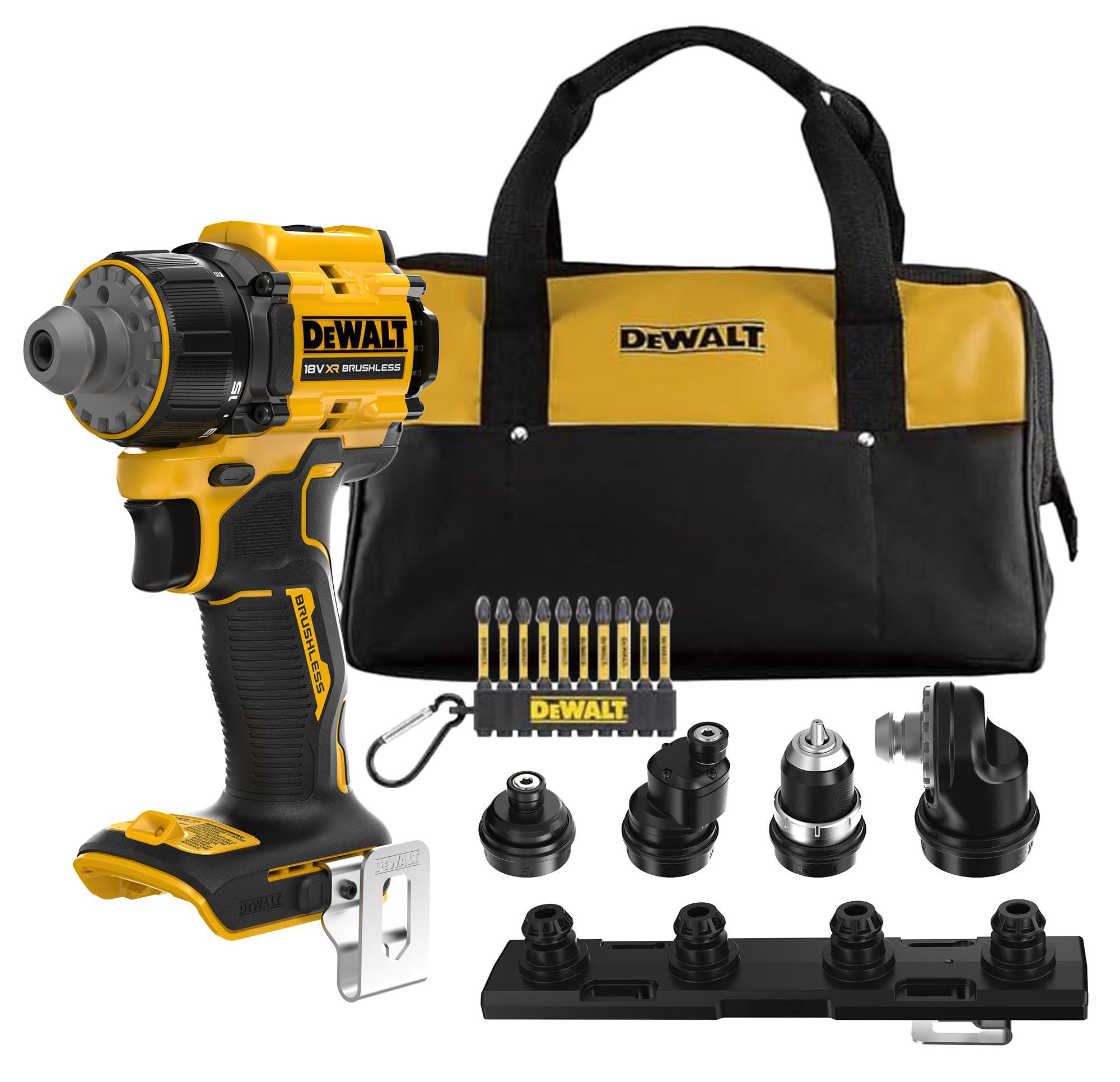 DEWALT 18V XR bürstenloser Multi-Kopf-Bohrschrauber, 4 Köpfe, DCD803KN-XJ