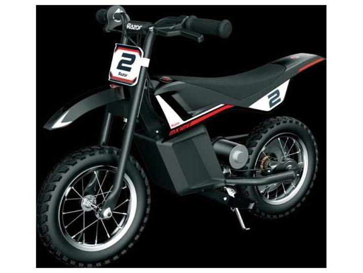Razor Dirt Rocket Mx125 Black+Decal kit 7+ Jahre
