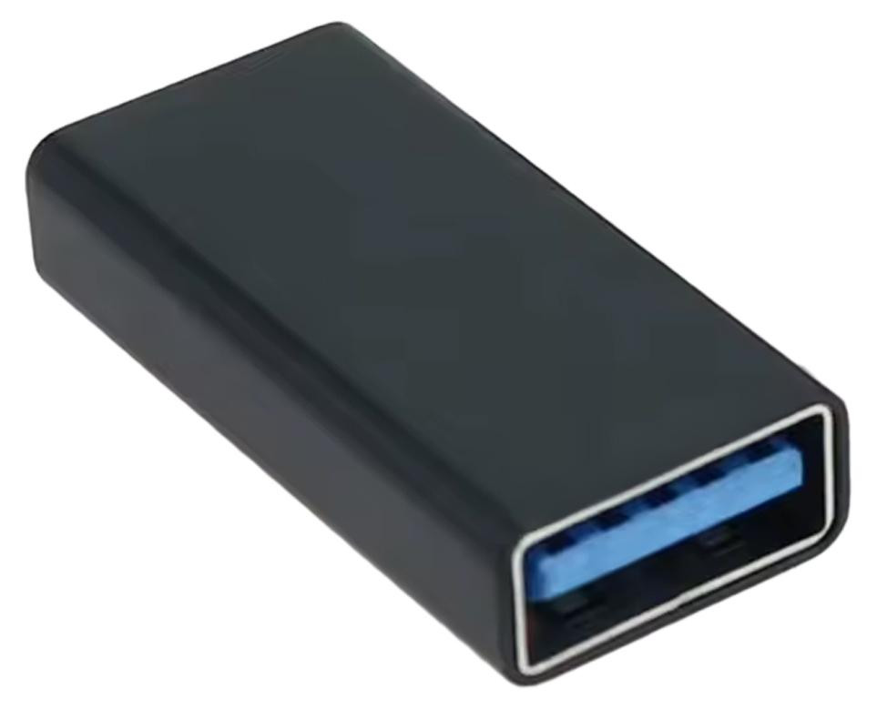 Orbit Electronic USB Koppelstuk USB-A naar USB-A USB 3.0 5GBps Zwart