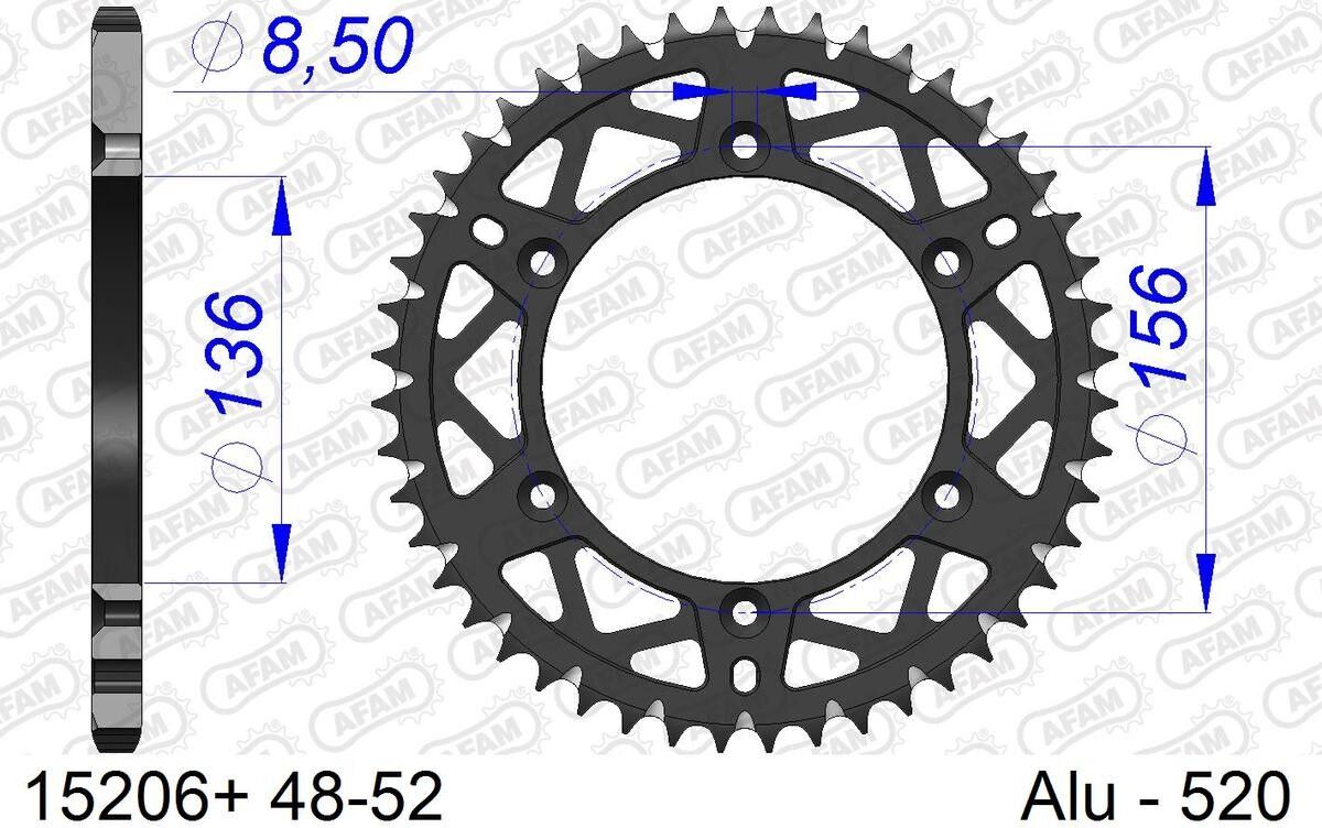 AFAM 15206+49 Chain Sprocket