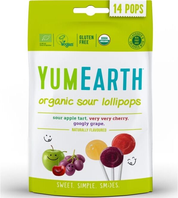 YumEarth Organic Sour Pops 85 g