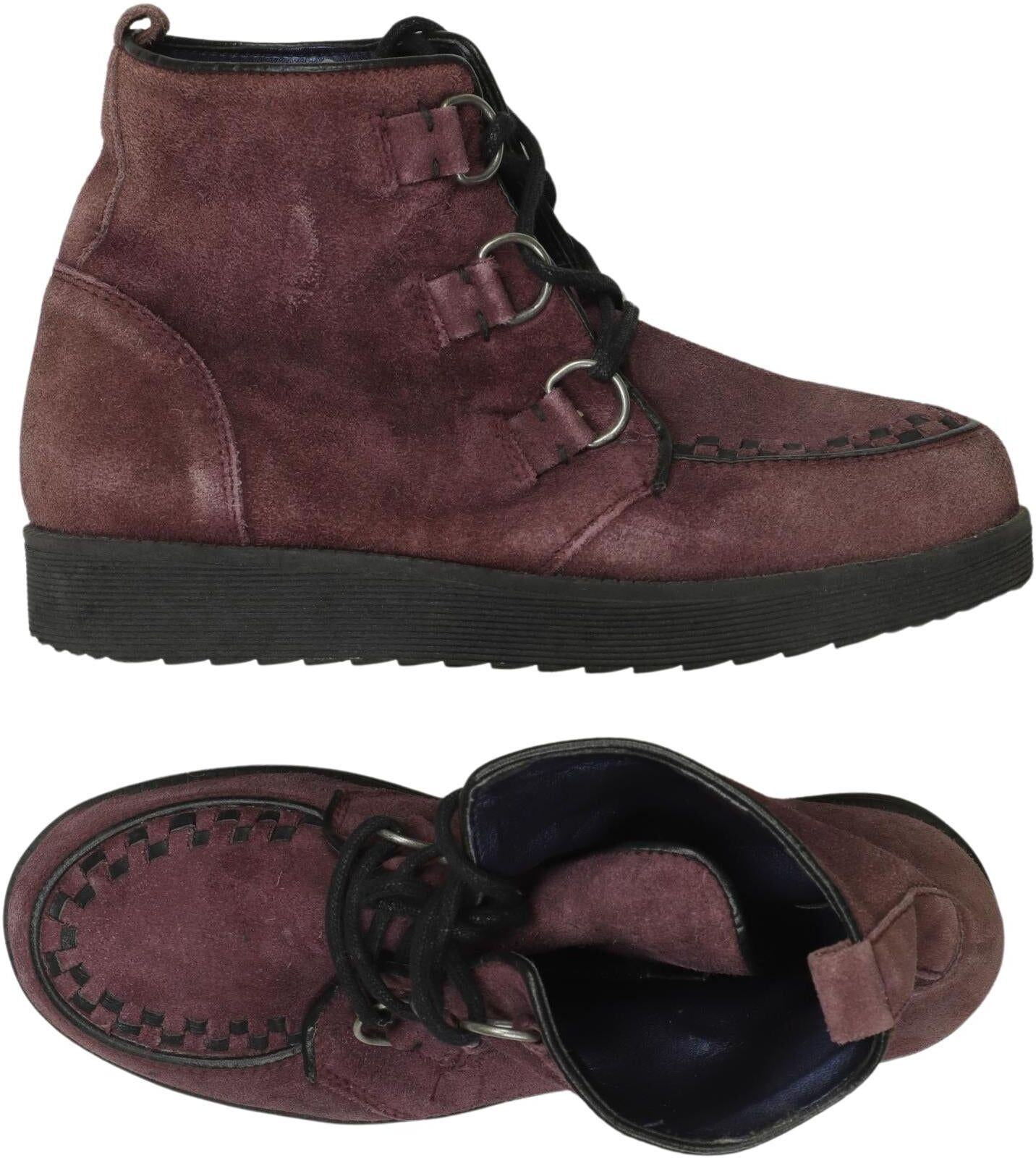 Catwalk Damen Stiefelette, Bordeaux, Gr. EU 37, Leder - Second Hand