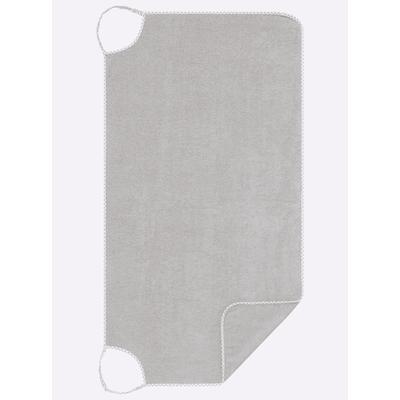 Handtuch WÄSCHEPUR Gr. 1, grau (silbergrau), B:140cm L:80cm, 100% Baumwolle, Handtücher