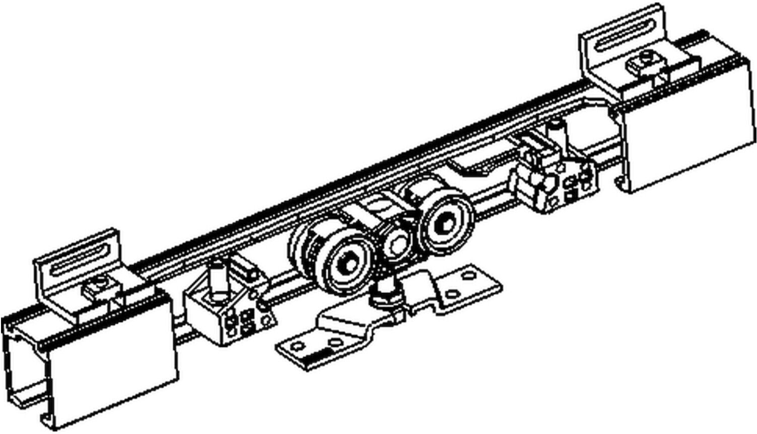 GEZE Schiebesystem Perlan 140 140kg EV 1 50-164cm (119351)