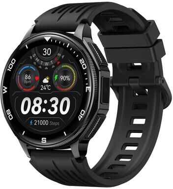 CaseAndConnect S99 GPS Smart Watch With AMOLED Smartwatch Bluetooth Calling Fitness Tracker black