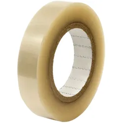 S•K•S Doppelseitiges Klebeband mit Polyester-Träger 960, Transparent, 75 mm x 66 m, Silikonkleber, 0,085 mm