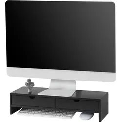 SoBuy BBF02-SCH, Monitor Erhöhung, Schwarz