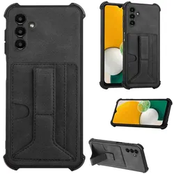 König Design Hülle Handy Schutz für Samsung Galaxy A13 5G Case Cover Bumper Etuis Halter Neu (Samsung Galaxy A13 5G), Smartphone Hülle, Schwarz