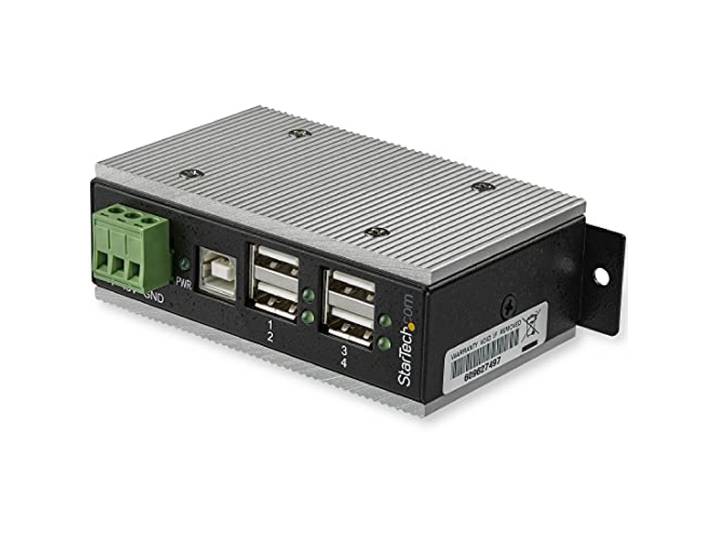 StarTech.com 4 poorts Industriële USB hub - USB 2.0 - 15kV ESD bescherming