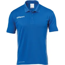 uhlsport Score Poloshirt Kinder azurblau/weiss 140