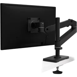 Ergotron Lx Pro Arm Single Display Tall Pole Grommet Mount Black (Tisch, 34", 10 kg), Monitor Halterung, Schwarz
