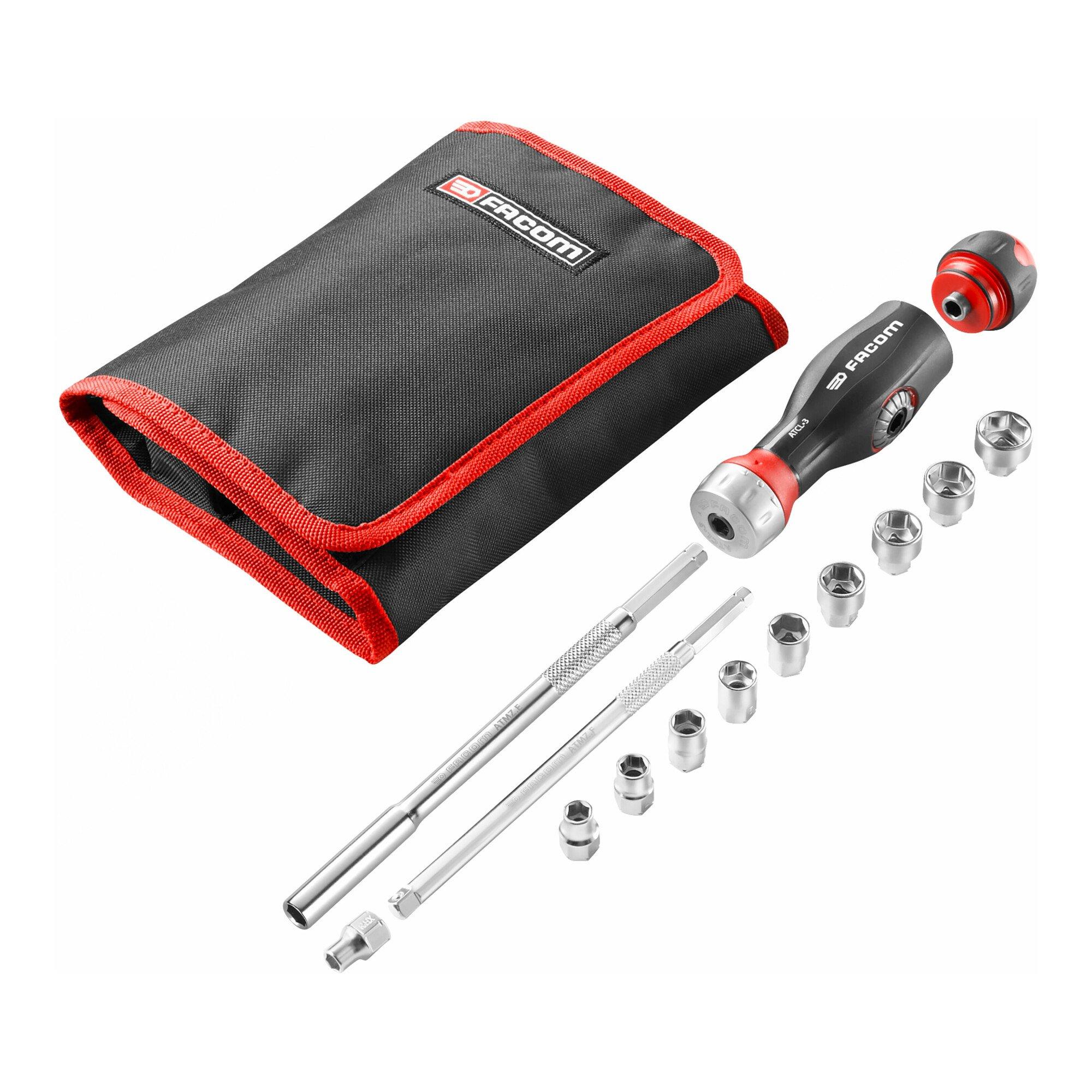 Facom PROTWIST® Stecknusshalter-Set, 5-tlg. ATCL.3.12PB)